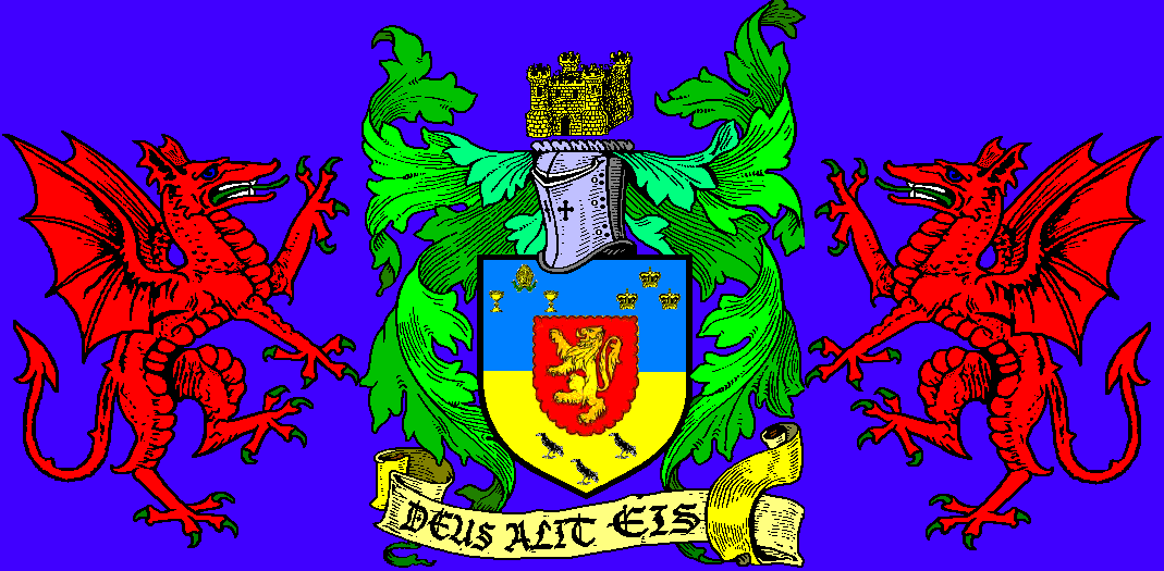 Full View of the Rhys Coat-of-arms